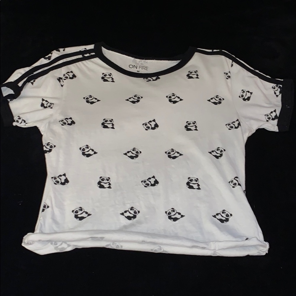 Panda crop top